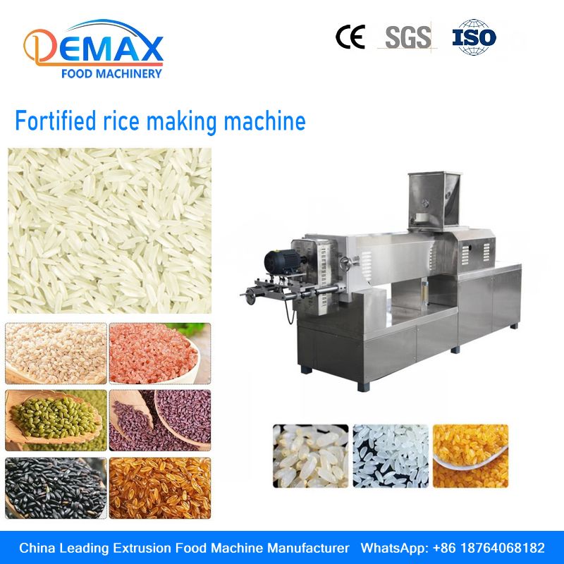 Fortified rice making machinery Fortified rice making machinery
